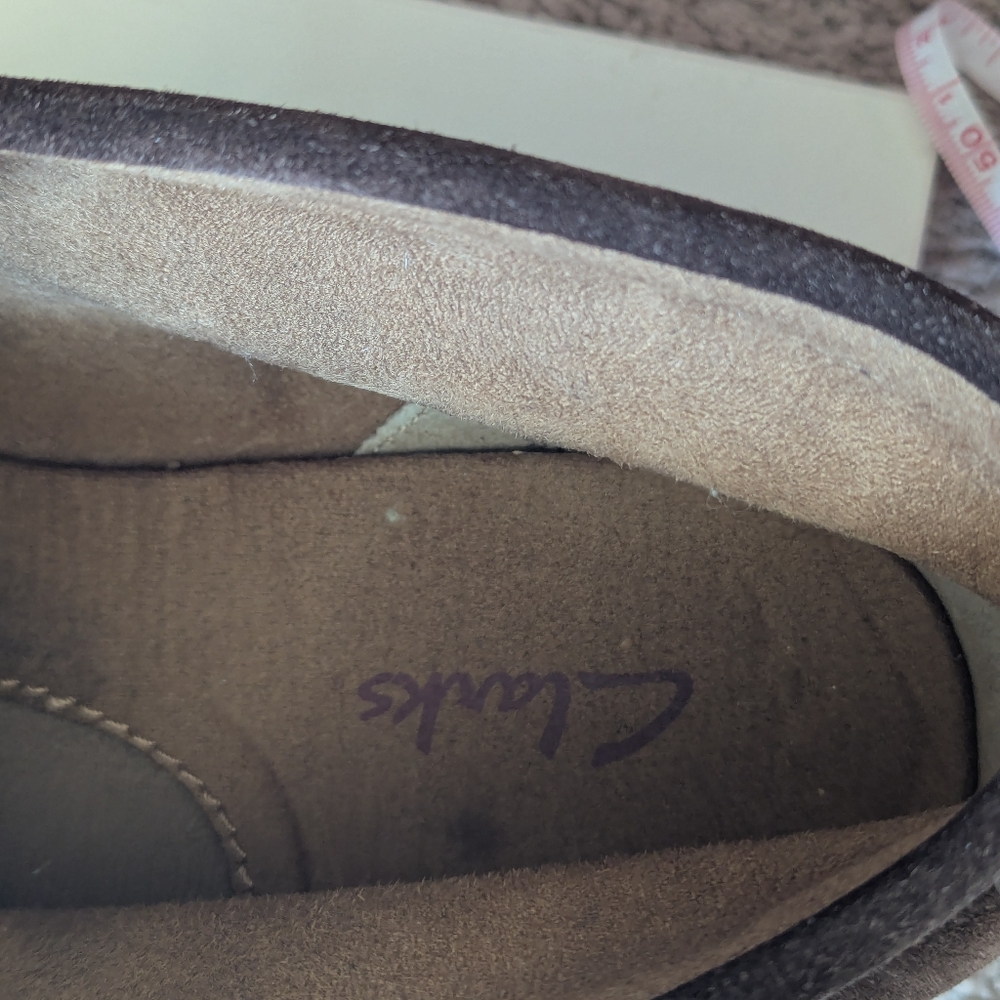 Clarks Brown Suede Boots Wallabee Waxy Sole Men's, 10 - Picture 6 of 7
